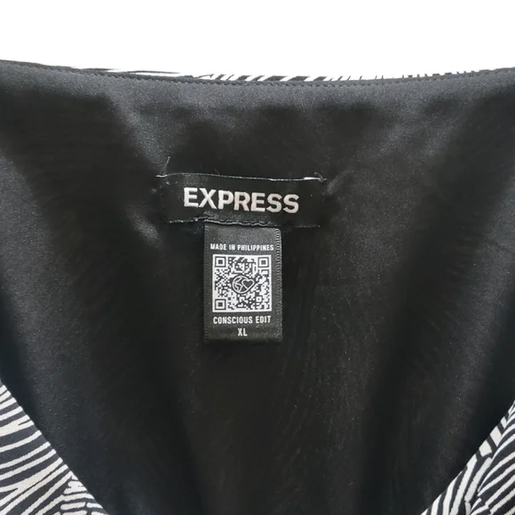 EXPRESS Satin Floral Wrap Front Tiered Maxi Dress - Picture 11 of 13